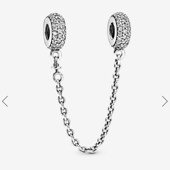 Pandora Pave Sparkling Safety Chain - Picture 2 of 5